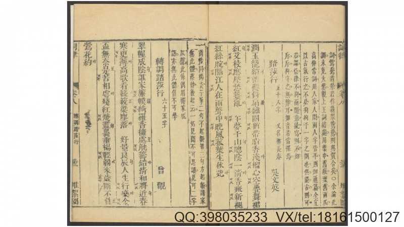 词综.清·朱彝尊编集.清乾隆九年刊本(图4) 词综.清·朱彝尊编集.清乾隆九年刊本(图4)