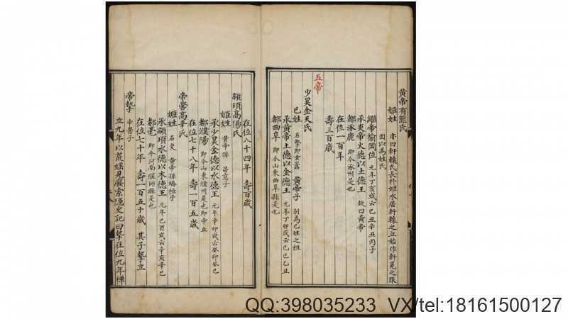 天运绍统5卷.明.朱权、戚元佐编.明旧钞本(图3)