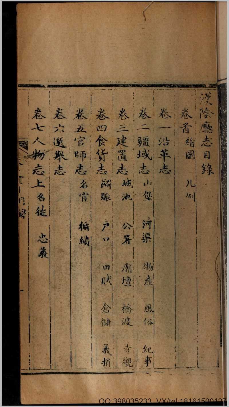 汉阴县志.清.钱鹤年重修.清嘉庆22年刊本(图3)
