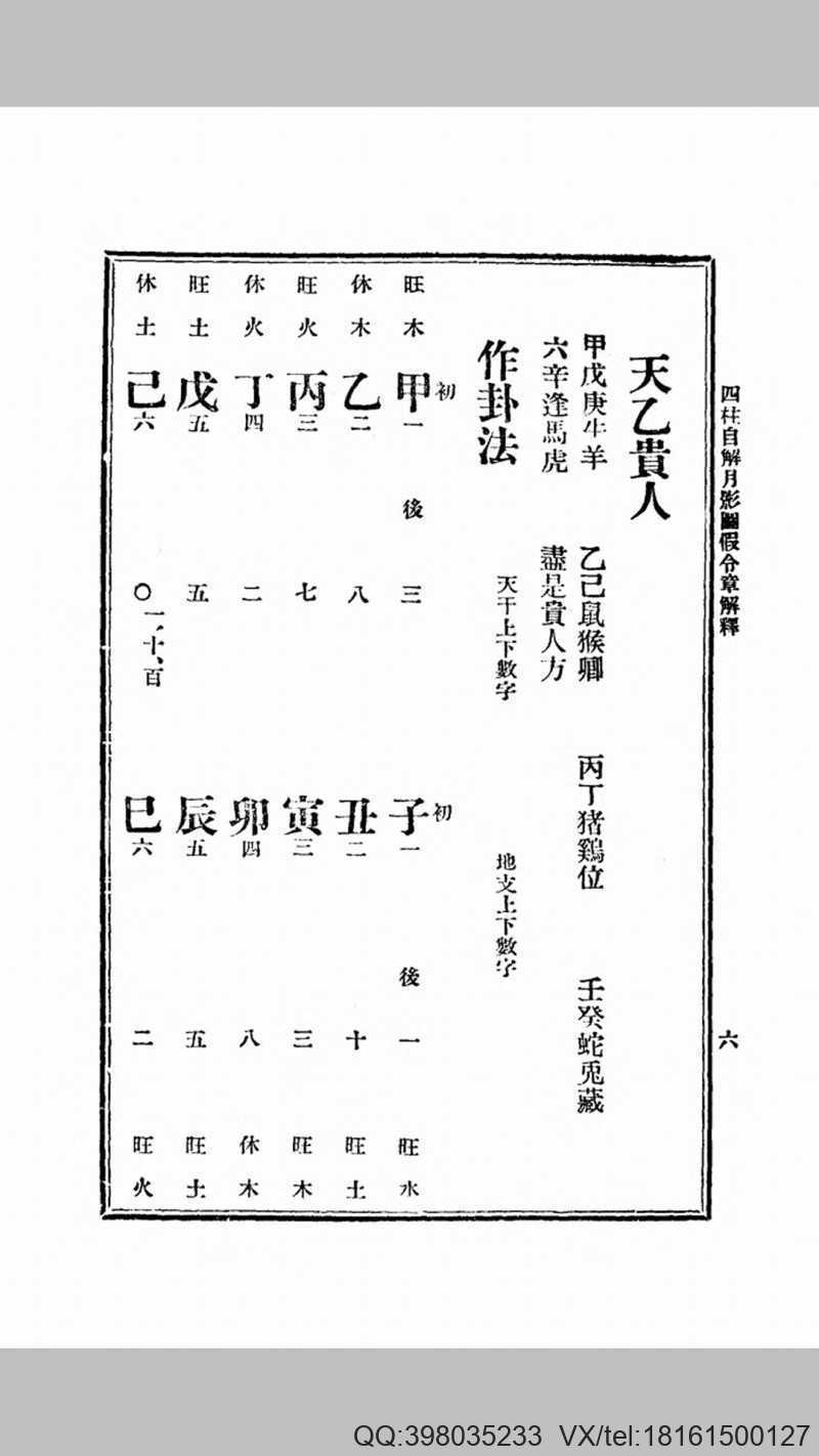 四柱自解月影图(图4)