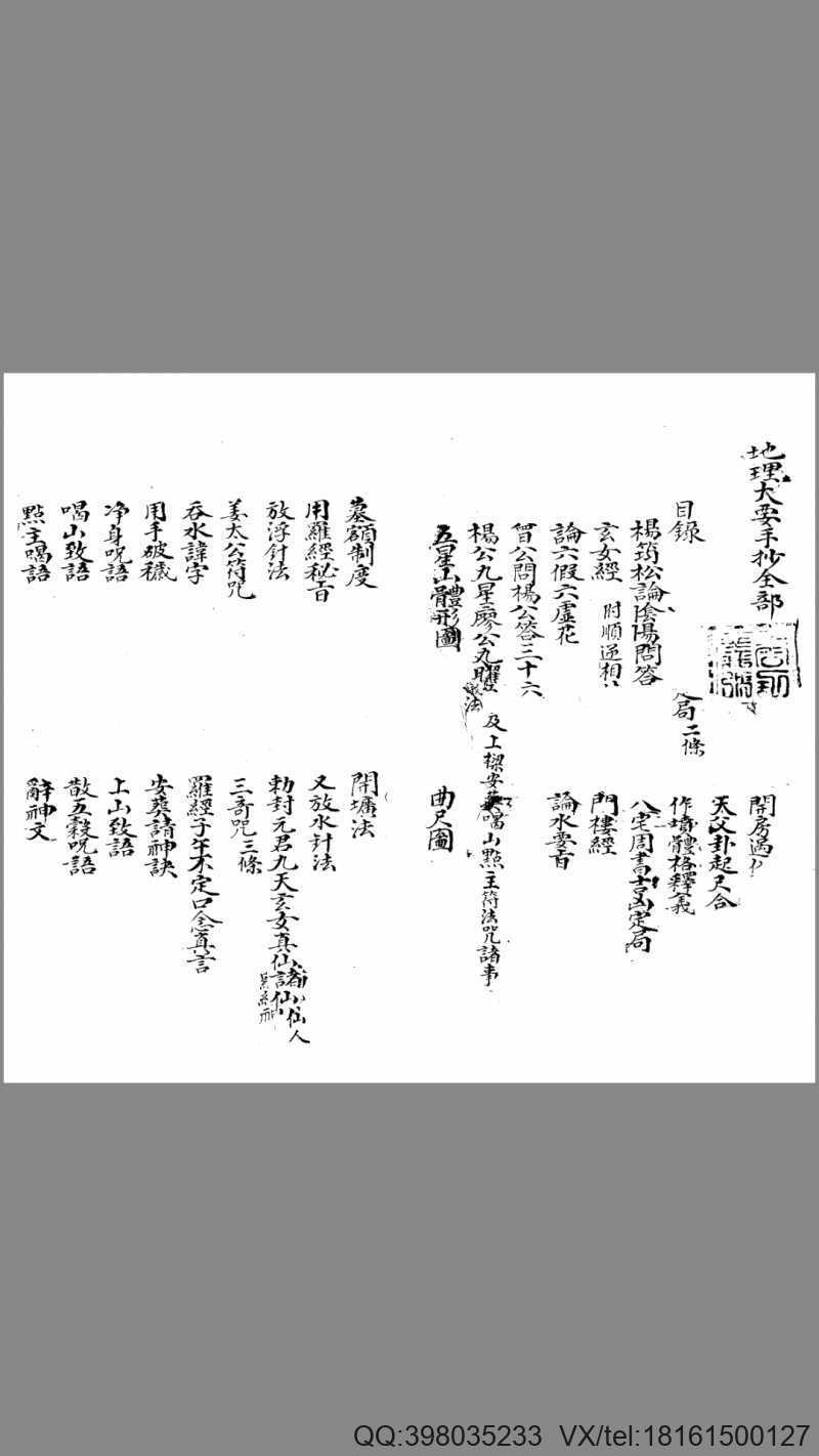 秘藏地理大要手抄全部(图1)