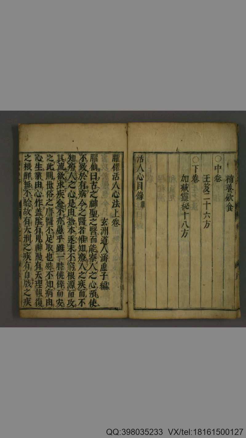 臞仙活人心法 上 中 下卷(图3) 臞仙活人心法 上 中 下卷(图3)