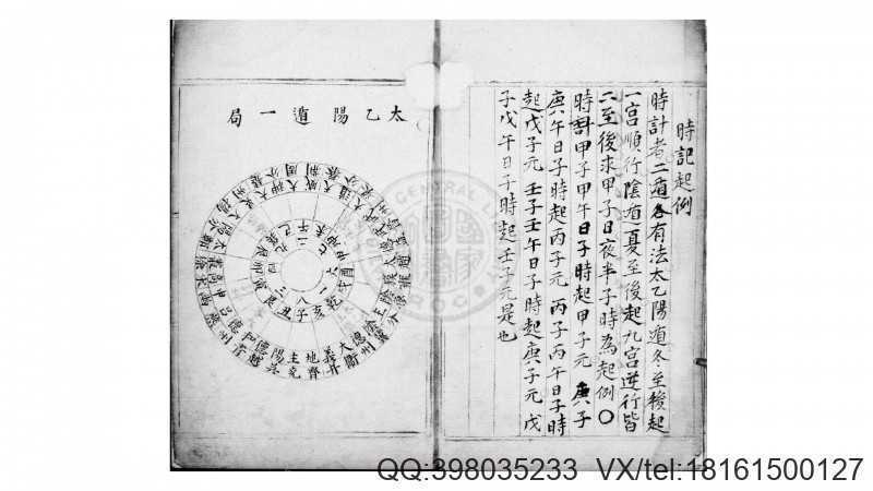 太乙遁局 24册  不分卷  明蓝格钞本(图3)