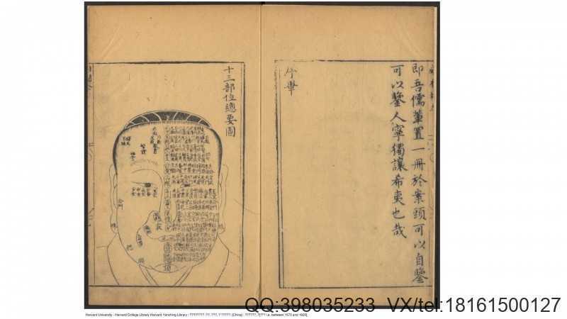 新刻麻衣相神异赋 一卷  图一卷  附 金锁赋一卷(图2)
