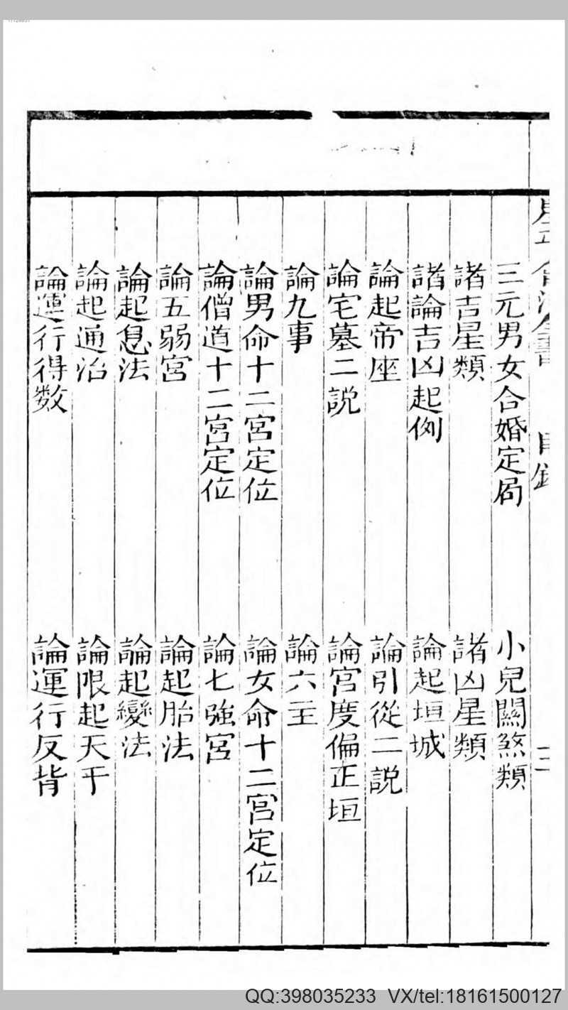 增补星平会海全书 金山人 辑著 永安堂藏板 嘉庆21年(图3)