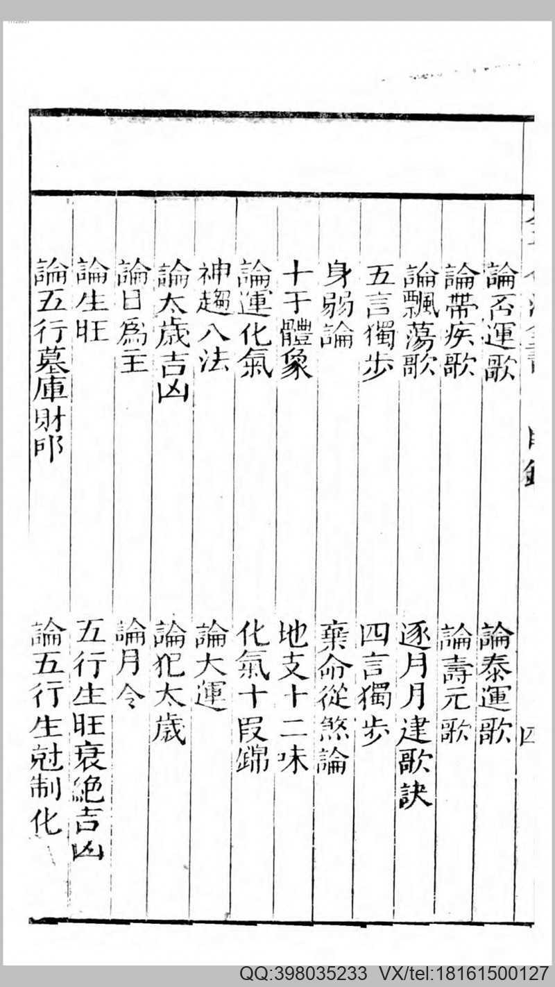 增补星平会海全书 金山人 辑著 永安堂藏板 嘉庆21年(图4)