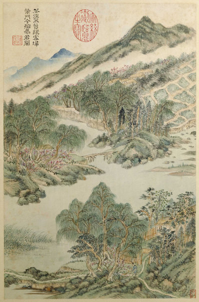 清_王时敏_杜甫诗意图册_杜甫诗意图册_211_(3600×5443 – 300dpi)(图1)