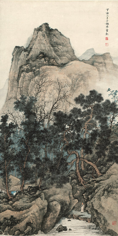 近代_陈少梅_山水_(4134×8274 – 72dpi)(图1)