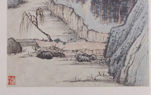 清_石涛_渊明诗意册页_平生不止酒-止酒情无_(5182×3276 – 300dpi)(图5)