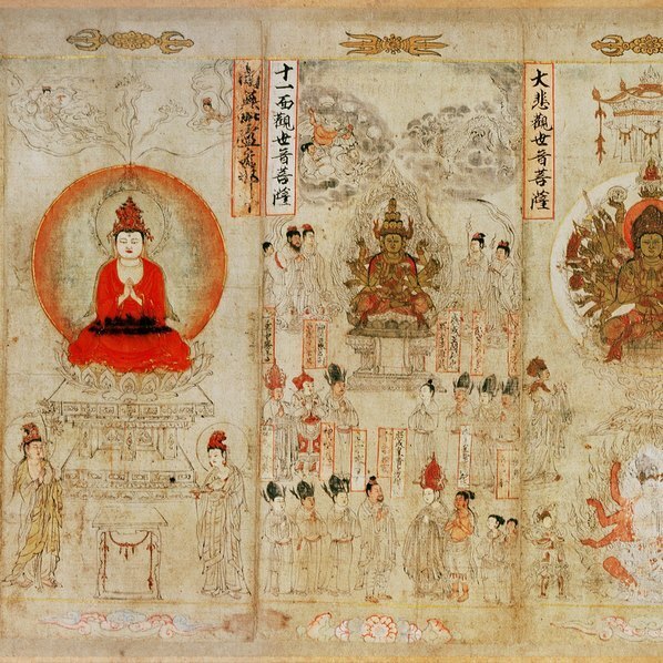 宋_张胜温_画梵像_大理国_画芯_2_(20940×3844 – 321dpi)(图2)