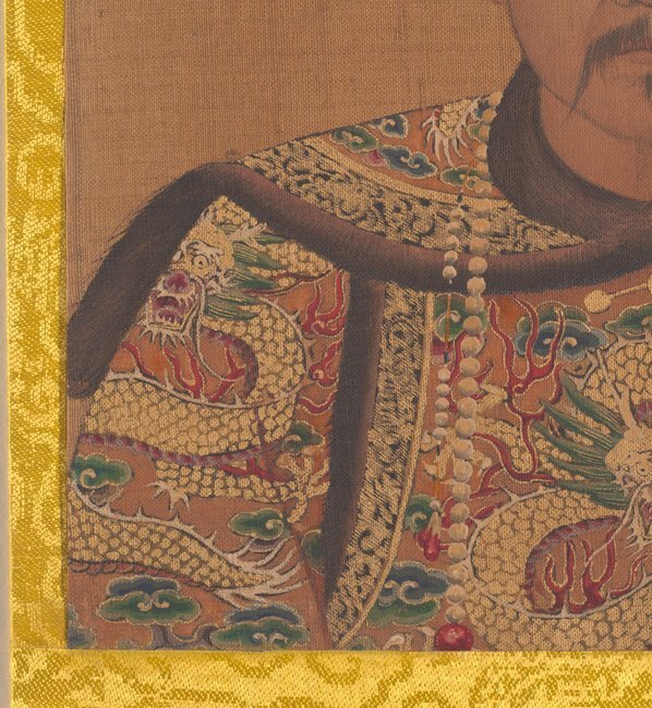 清_佚名_传姚文翰_历代帝王像_清世宗_(3300×3588 – 300dpi)(图4)