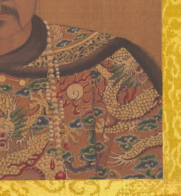 清_佚名_传姚文翰_历代帝王像_清世宗_(3300×3588 – 300dpi)(图5)