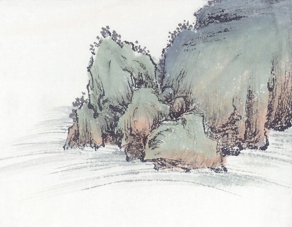 近代_现代山水册页_6_(6363×4963 – 72dpi)(图3)