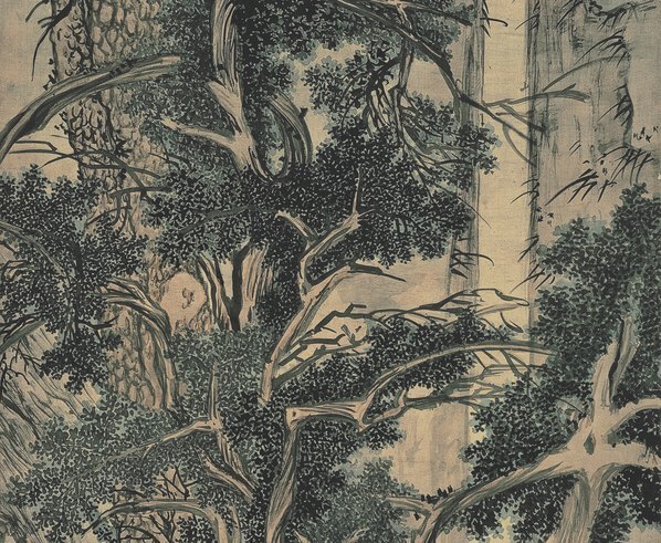 明_文徵明_古木寒_(7004×23031 – 300dpi)(图4)