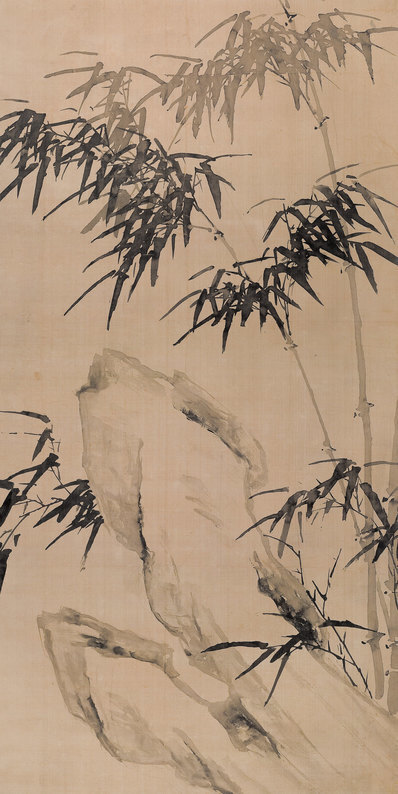 近代_清_无款_竹_(4010×7999 – 72dpi)(图1)