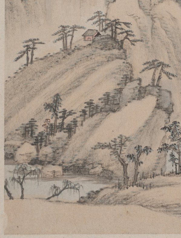 清_萧云从_山水册页_大都会_111_(3200×4205 – 300dpi)(图4)