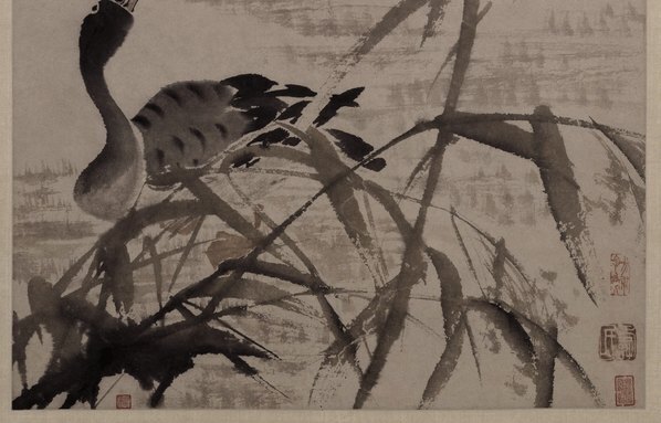 清_边寿民_芦雁图轴_(3093×7904 – 300dpi)(图5)