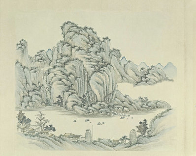 清_张若澄_燕山八景图_北京故宫_居庸叠_(5246×4189 – 300dpi)(图1)
