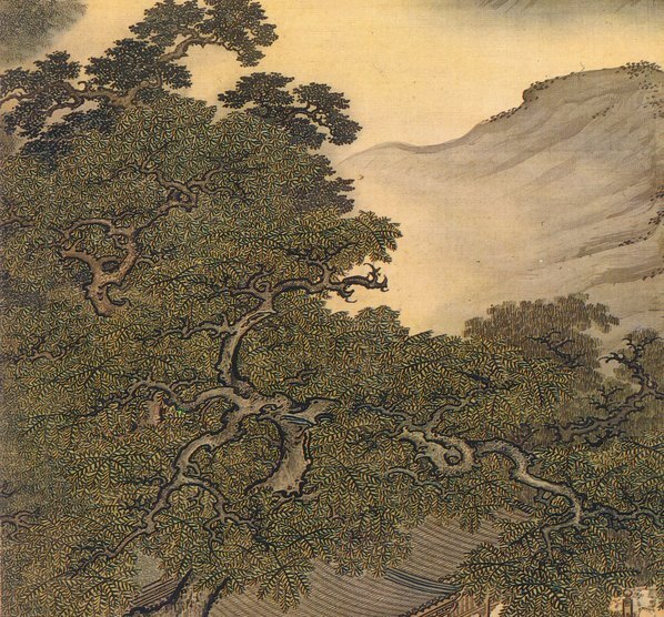 清_袁江_竹苞松茂图绢本_袁江_竹苞松茂图_3_(4030×15000 – 300dpi)(图4)