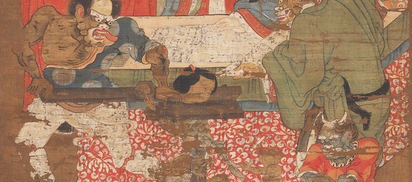 元_陆仲渊_十王图之泰山王绢本_(4961×8800 – 300dpi)(图4)