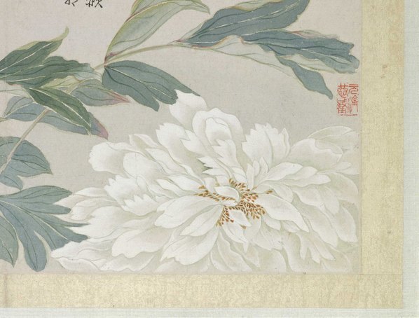 清_恽寿平_山水花鸟图册之牡丹_(4600×3488 – 300dpi)(图5)
