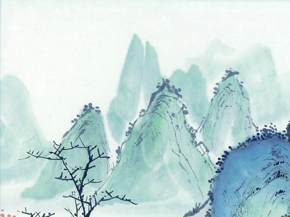 近代_现代山水册页_49_(4724×3529 – 72dpi)(图2)