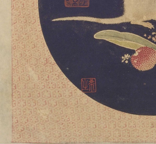 明_朱瞻基_瓜鼠图_(3878×3600 – 300dpi)(图4)
