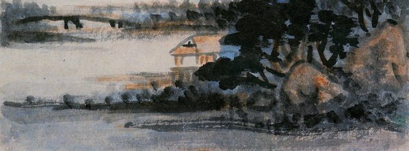 清_髡残_山水册_7_(3787×5598 – 300dpi)(图5)