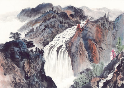 近代_现代山水册页_69_(6008×4285 – 72dpi)(图1)