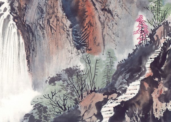 近代_现代山水册页_69_(6008×4285 – 72dpi)(图5)
