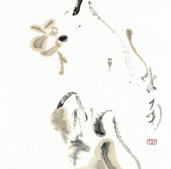 近代_李世南_郁郁黄花_(6772×26893 – 72dpi)(图4)