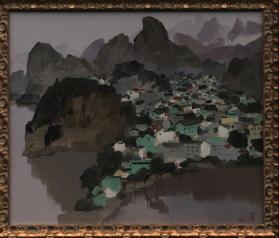 近代_吴冠中_桂林_带画_(8046×6848 – 72dpi)(图1)