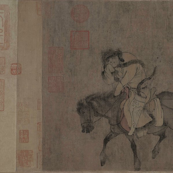 元_佚名_番骑图卷全卷_绢_故宫博物馆_(32935×3236 – 300dpi)(图2)
