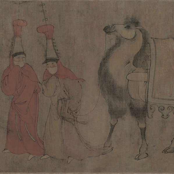 元_佚名_番骑图卷全卷_绢_故宫博物馆_(32935×3236 – 300dpi)(图4)