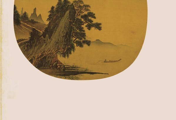 宋_李唐_松湖钓隐图_绢本(图5)