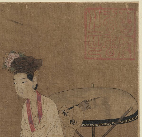 宋_杂剧_打花鼓_图页绢本故宫博物_(7782×7502 – 500dpi)(图3)
