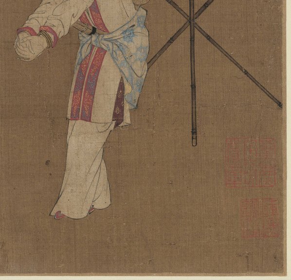 宋_杂剧_打花鼓_图页绢本故宫博物_(7782×7502 – 500dpi)(图5)