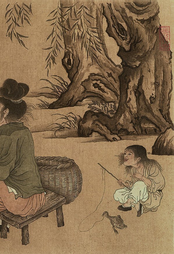 宋_王居正_纺车图_绢本_(13302×4864 – 475dpi)(图5)
