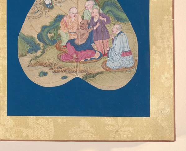 清_十八罗汉册页_菩提叶大都会_(5000×4050 – 300dpi)(图5)