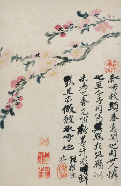 清_石涛_花鸟图册开_纸本_5_(3165×4867 – 400dpi)(图1)