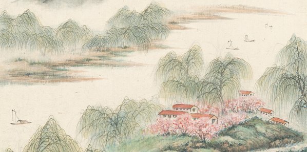 近代_傅抱石_春风杨柳万千樤_(7278×14467 – 72dpi)(图3)