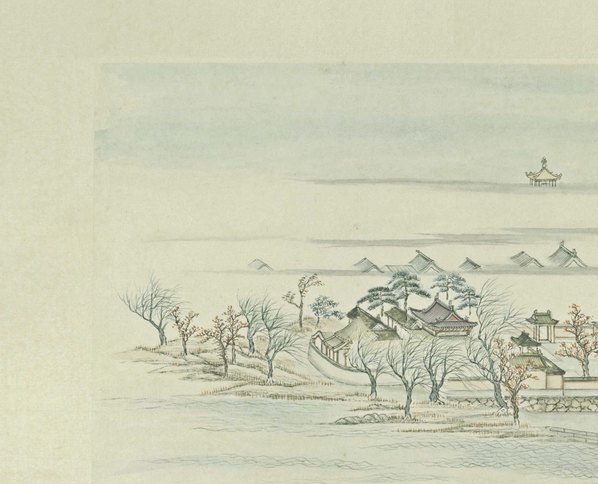 清_张若澄_燕山八景图_北京故宫_太液秋_(5175×4189 – 300dpi)(图2)
