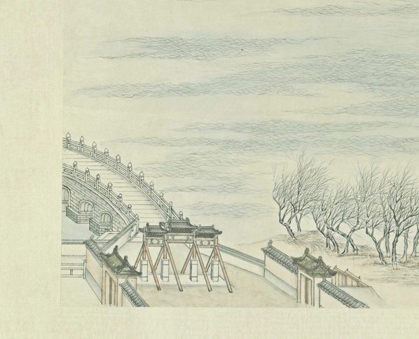 清_张若澄_燕山八景图_北京故宫_太液秋_(5175×4189 – 300dpi)(图4)