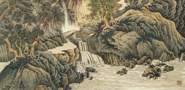 近代_现代_国英_太行雾云_纸本_(3813×7442 – 72dpi)(图5)