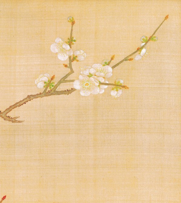 清_余稚_花鸟画十二开_绢本_余稚花鸟_9(图3)