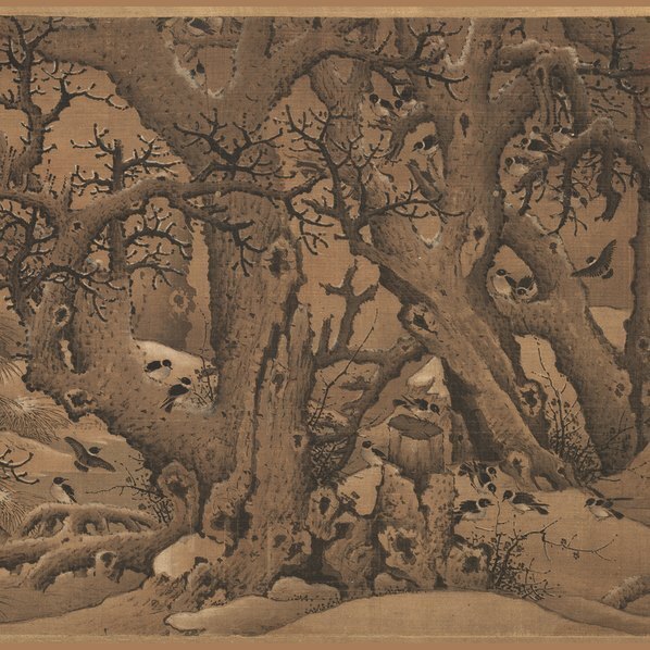 宋_李成_寒鸦图卷_全卷_绢本_北京故_(40553×3975 – 350dpi)(图5)