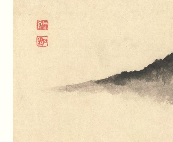 明_石涛_设色山水册纸本_8_(4171×3418 – 300dpi)(图2)