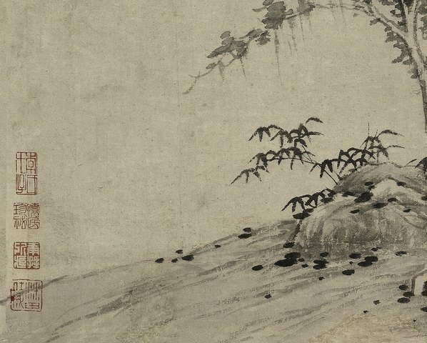 明_沈周_石竹图_纸本_(7087×5686 – 300dpi)(图4)