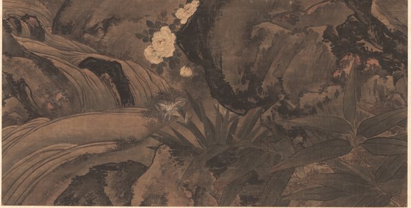 清_尤萃_花鸟珍禽图_杏花双雉图_绢本_(11537×23361 – 300dpi)(图5)