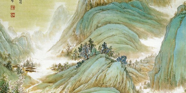 近代_江畔游春图_青绿山_(4800×9600 – 72dpi)(图3)